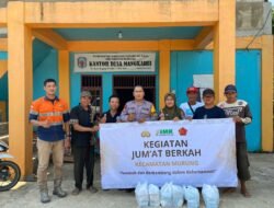 Bersama TNI dan POLRI, PT IMK salurkan bantuan di kegiatan Jumat Berkah