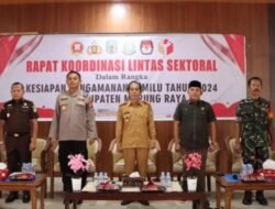 Persiapan Pengamanan Pemilu 2024 Polres Mura  Gelar Rakor Lintas Sektoral 