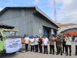 Pasi Log Kodim 1013/Mtw Hadiri Launching Pelepasan Penyaluran Bantuan Cadangan Pangan Beras