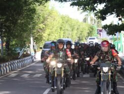 Jaga Keamanan Pemilu Kodim 1013/Mtw dan Polres Barut Gelar Patroli Gabungan