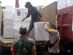 Pelepasan Logistik Pemilu 2024 Di Murung Raya DiKawal Ketat Aparat