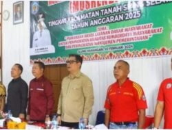 Asisten III Setda Mura Batara Buka Kegiatan Musrenbang Tingkat Kecamatan Tanah Siang Selatan
