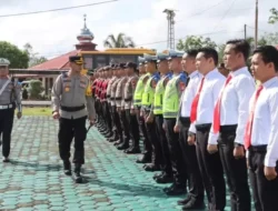 Kapolres Mura Pimpin Apel Gelar Pasukan Operasi Telabang 2024