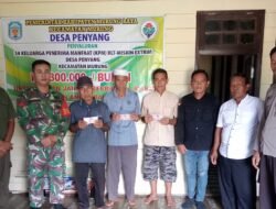 34 Keluarga Penerima Manfaat Desa Penyang Terima BLT