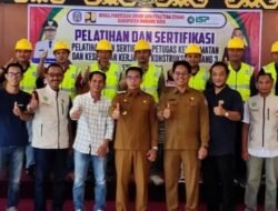 Pj Bupati Murung Raya Hermon Hadiri Pelatihan dan Sertifikasi Petugas K3