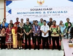 Diskominfo SP Murung Raya Ikuti Kegiatan Sosialisasi Monitoring dan Evaluasi Keterbukaan Informasi Publik 2024