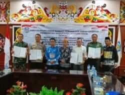 Pemkab Mura Tanda Tangani Naskah Perjanjian Hibah Daerah Penyelenggaraan Pilkada Mura 2024