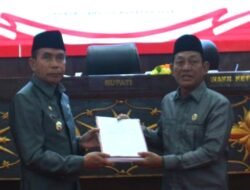 DPRD Mura Terima Tiga Rancangan Raperda dari Pemkab Murung Raya
