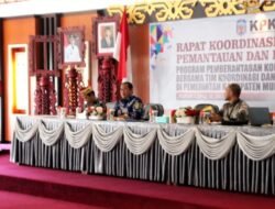 Pj Bupati Mura Hadiri Rakor Pemantauan dan Evaluasi Program Pemberantasan Korupsi Terintegrasi