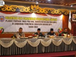 Pj Bupati Mura Lantik Pejabat, Hermon : Laksakan Tugas Dengan Baik