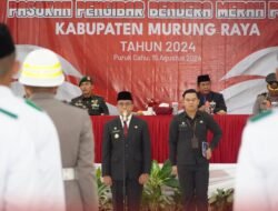 Pj Bupati Mura Kukuhkan Anggota Paskibraka Murung Raya