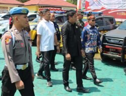 Pj Bupati Mura Sambut Kunker Wakapolda Kalteng