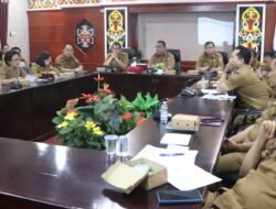 Hermon Pimpin Rapat Evaluasi Data MCP KPK Murung Raya 2024