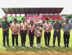Peringati Hari Pramuka ke-63, Ratusan Anggota Pramuka Ikuti Kemah Besar di Stadion Willy M.Yoseph