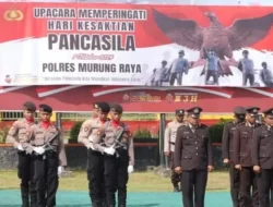 Polres Mura Gelar Upacara Hari Kesaktian Pancasila