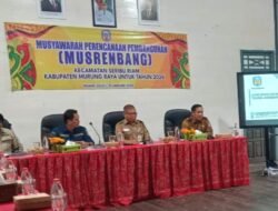 DLH Murung Raya Buka Musrenbang Kecamatan Seribu Riam