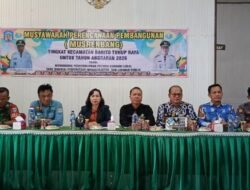Musrenbang Kecamatan Barito Tuhup Raya, Asisten III Setda Mura : Pentingnya Pengembangan Konektivitas Antar Daerah