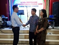 Pj Bupati Mura Hermon Hadiri Acara Perpisahan Pimpinan Bank Kalteng Cabang Puruk Cahu