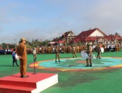 Pj Bupati Mura Pimpin Apel Gabungan ASN dan Tekon di Lingkup Pemkab Murung Raya