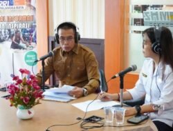 Pj Bupati Mura Menjadi Narasumber Dalam Dialog Di RRI Palangkaraya