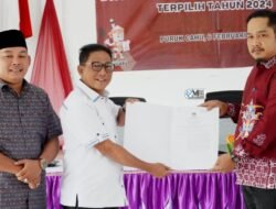 Rapat Pleno Terbuka KPU Mura, Heriyus-Rahmanto Resmi Jadi Palon Bupati dan Wabup Terpilih Murung Raya 2025-2030