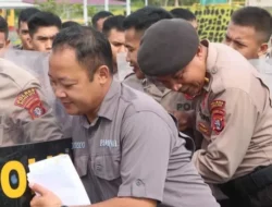 Polres Mura Laksanakan Latihan Pengendalian Masa Untuk Tingkatkan Kesiapsiagaan