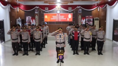 Sambut Hari Bhayangkara ke-79, Polres Murung Raya Doa Bersama Secara Daring