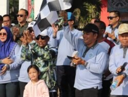 Bentuk Nyata Kepedulian Akan Kebersihan Lingkungan, Pemkab Mura Gelar Jalan Sehat dan Aksi Bersih Sampah