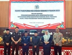 DPRD Murung Raya Tandatangani Kesepakatan Perubahan Anggaran APBD 2025 dalam Rapat Paripurna ke-6 Masa Sidang II