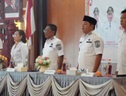 Penghormatan Pimpinan Daerah, Sekretaris DPRD dan Bupati Hadiri Pelepasan Kadis Dukcapil Murung Raya
