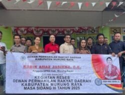Anggota DPRD Murung Raya dan Kalteng Gelar Reses, Prioritaskan Kesejahteraan Warga Olung Dojo ​