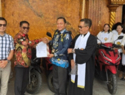 Efektivitas Pelayanan GKE Murung Raya Ditingkatkan dengan Bantuan Enam Motor dari Bupati Heriyus ​
