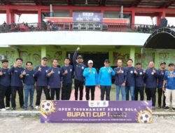 Pemkab Mura Dukung Penuh Pembinaan Atlet Lokal, Bupati Heriyus Buka Turnamen Sepak Bola HEBAT