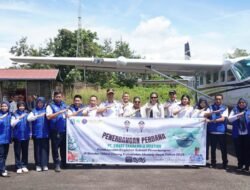 Perkuat Konektivitas, Pemkab Mura Resmikan Penerbangan Perdana Rute Puruk Cahu Balikpapan