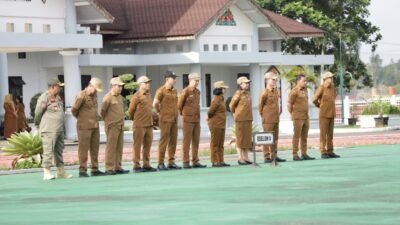 Pemkab Mura Gelar Apel Gabungan ASN untuk Pastikan Kesiapan Pelayanan Publik