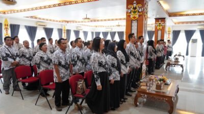 Pemkab Mura Kawal Sinkronisasi Program Kerja Guru Melalui Rapimkab I PGRI