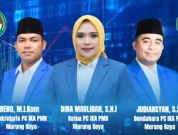 WakilKetua I DPRD Mura Dina Maulidah Resmi Nahkodai PC IKA PMII Mura