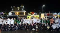 Pemkab Mura Gelar Pawai Gema Takbir Meski Diguyur Hujan Deras