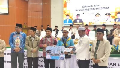 Pemkab Mura Apresiasi Bantuan Uang Saku bagi Jemaah Haji Kloter BDJ 04
