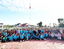 Perkuat Sinergi Pembangunan, Pemkab Mura Fasilitasi Agenda Senam Kader PKK
