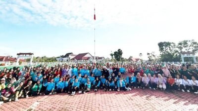 Perkuat Sinergi Pembangunan, Pemkab Mura Fasilitasi Agenda Senam Kader PKK