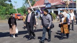 Bupati Heriyus Dampingi Kepulangan Wagub Kalteng Usai Pembukaan Sinode GKE di Mura