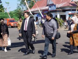 Bupati Heriyus Dampingi Kepulangan Wagub Kalteng Usai Pembukaan Sinode GKE di Mura