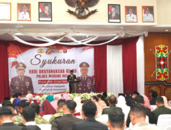 Apresiasi Pemkab Mura atas Dedikasi Polri pada Acara Syukuran Hari Bhayangkara ke-80