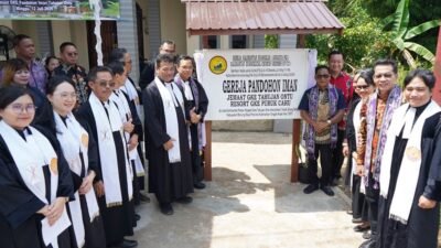 Komitmen Pemkab Mura Menjaga Kerukunan Melalui Peresmian Gereja GKE Tahujan Ontu