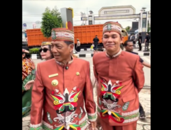 Jaga Keharmonisan Kawasan Barito, Pimpinan Pemkab Mura Hadiri Upacara Hari Jadi di Muara Teweh