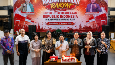Malam Hiburan Rakyat HUT ke-81 RI Meriah, Wakil Ketua I DPRD Mura Dina Maulidah Berikan Apresiasi