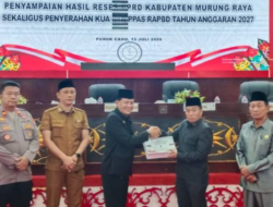 Rumiadi Terima Dokumen KUA-PPAS 2027, DPRD Murung Raya Siap Lakukan Pembahasan Komprehensif