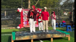 Meriahkan HUT RI ke-81, Wakil Ketua I DPRD Mura Dina Maulidah Buka Senam Aerobic Zumba Party