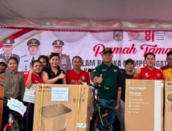 Semarakkan HUT ke-81 RI di Tanah Siang, Ketua Komisi II DPRD Mura Bebie Hadiri Jalan Sehat Bersama Warga